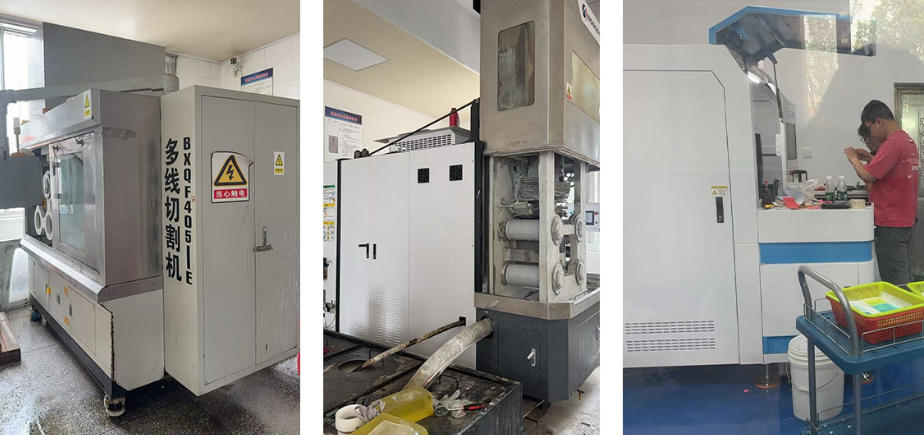 Production equipments of YOUJIA OPTICAL 1064nm Coated Protective windows for Laser Machine from YOUJIA OPTICAL